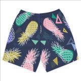 Summer Men's Beach 5-point Shorts Quick-drying Printed Pants