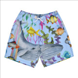 Summer Men's Beach 5-point Shorts Quick-drying Printed Pants