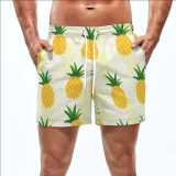 Summer Men's Beach 5-point Shorts Quick-drying Printed Pants