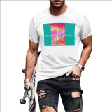 Custom-made T-shirts Short Sleeve Men's Round Neck Printed Large Size Tops