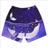 Summer Men's Beach 5-point Shorts Quick-drying Printed Pants