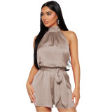 Neck-Hanging Jumpsuit