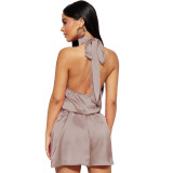 Neck-Hanging Jumpsuit