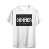 Custom-made T-shirts Short Sleeve Men's Round Neck Printed Large Size Tops
