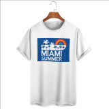 Custom-made T-shirts Short Sleeve Men's Round Neck Printed Large Size Tops