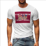 Custom-made T-shirts Short Sleeve Men's Round Neck Printed Large Size Tops