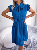 Flouncy Pleated Skirt with Cinched Waistband