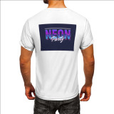 Custom-made T-shirts Short Sleeve Men's Round Neck Printed Large Size Tops