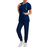 Stomatological dentist surgical gown split hand washing Elastic Quick-drying hospital nurse clothes two pieces