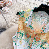 Vintage French Audrey Hepburn-inspired Waist-cinching Sweetheart Dress