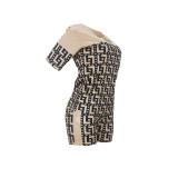 Casual Graphic Print Short Sleeve Two Piece Set with Pockets