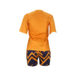 Casual Graphic Print Short Sleeve Two Piece Set with Pockets