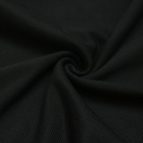 Long-Sleeved Sheer Sleeve Mesh Dress with Irregular Ruffled Hemline