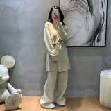 Knit Casual and Stylish Fall/Winter Outfit Three-Piece Set for Women