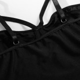 Sexy Onesie Bodydsuit Hollow Out Sexy Teddy Lingerie
