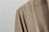 Knitted Cardigan Camisole and Wide-Leg Pants Trio The Perfect Outfit