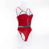 Sexy Onesie Bodydsuit Hollow Out Sexy Teddy Lingerie