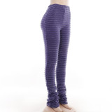 Spring Knitted Stripe Sexy Slim High Waist Pants