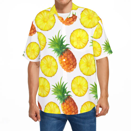 High Quality Custom Logo Pattern Plus Size 2023 Short Sleeve Men's Shirts