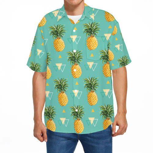 High Quality Custom Logo Pattern Plus Size 2023 Short Sleeve Men's Shirts