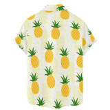 High Quality Custom Logo Pattern Plus Size 2023 Short Sleeve Men's Shirts