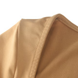 Tops Long Sleeve Square Neck Unitard Bodysuits