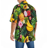 High Quality Custom Pattern Plus Size 2023 Short Sleeve Men's Shirts