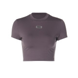 Fashion Women Crop Top T-Shirt