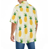 High Quality Custom Logo Pattern Plus Size 2023 Short Sleeve Men's Shirts