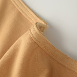 Tops Long Sleeve Square Neck Unitard Bodysuits