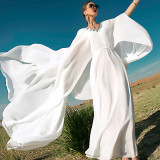 Rhinestone Cloak Sleeve Overlay Kaftan