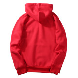 Autumn Loose Blank Fleece Sweatshirt Trendy Long Sleeve Hooded Sweatsuits