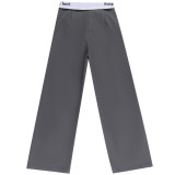 Women Waist Letter Widde Leg Pants