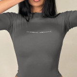 Women Crop Top Mini Skirt Set
