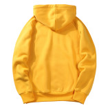 Autumn Loose Blank Fleece Sweatshirt Trendy Long Sleeve Hooded Sweatsuits