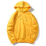 Autumn Loose Blank Fleece Sweatshirt Trendy Long Sleeve Hooded Sweatsuits