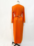 Hand-sewn Drill Party Robe Long Dresses