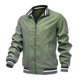 Solid Men's Athletic Jacket