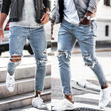 Men's Distressed Skinny Jeans