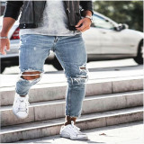 Men's Distressed Skinny Jeans
