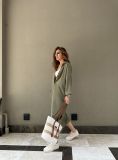 Single Breasted Closure Convenient Pockets Shirt Dress