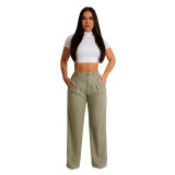 Summer Women Breathable and Comfy Linen Cotton Pants