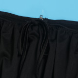 Sexy Off Shoulder Lantern Sleeves Wrapped Tops Long Skirts Two Pieces