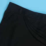 Sexy Off Shoulder Lantern Sleeves Wrapped Tops Long Skirts Two Pieces