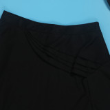 Sexy Off Shoulder Lantern Sleeves Wrapped Tops Long Skirts Two Pieces