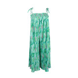Casual Loose Printed Straps Wide-leg Jumpsuit
