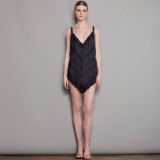 Fashionable Fringed Spaghetti Strap Dress