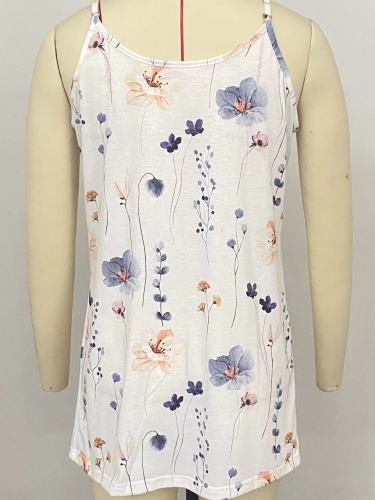 Summer Tank Tops for Women Spaghetti Strap Camisole Loose Fit Casual Sleeveless