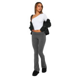 Stylish Comfortable Slim Low Waist Flared Pants