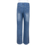 Tassels and Distressed Wash Frayed Jeans